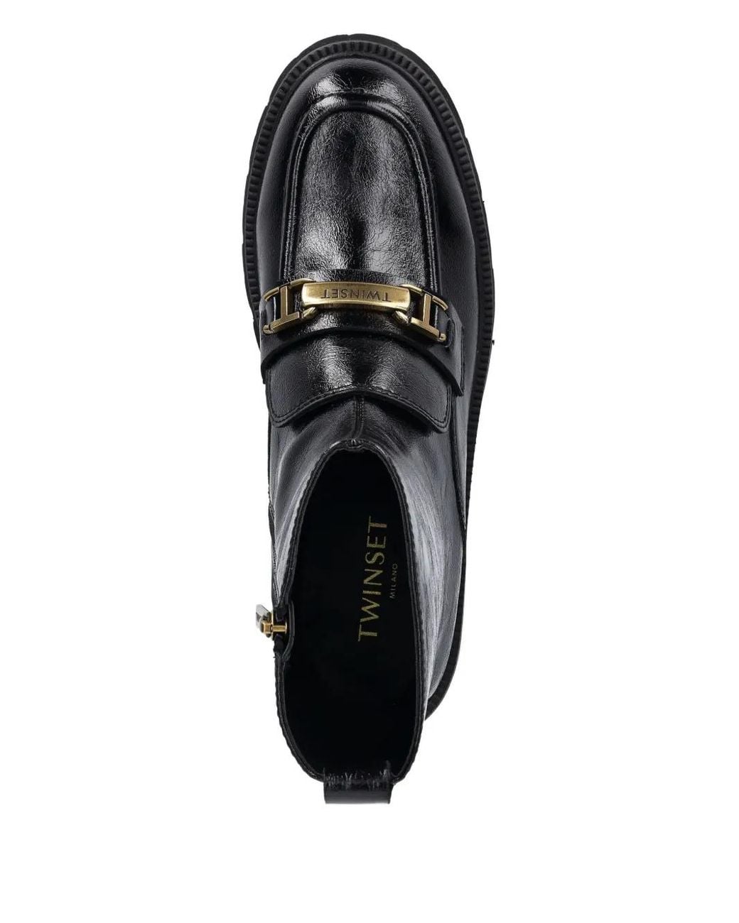 Twinset Black Buckle-Detail Boots