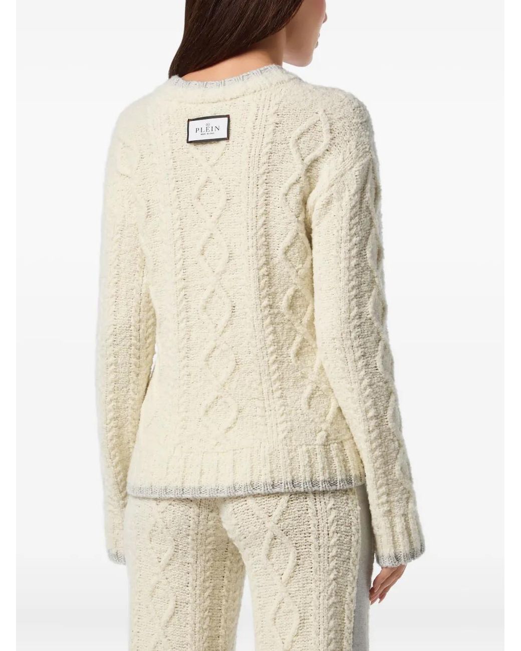 Pull À Logo Brodé Philipp Plein en coloris Natural