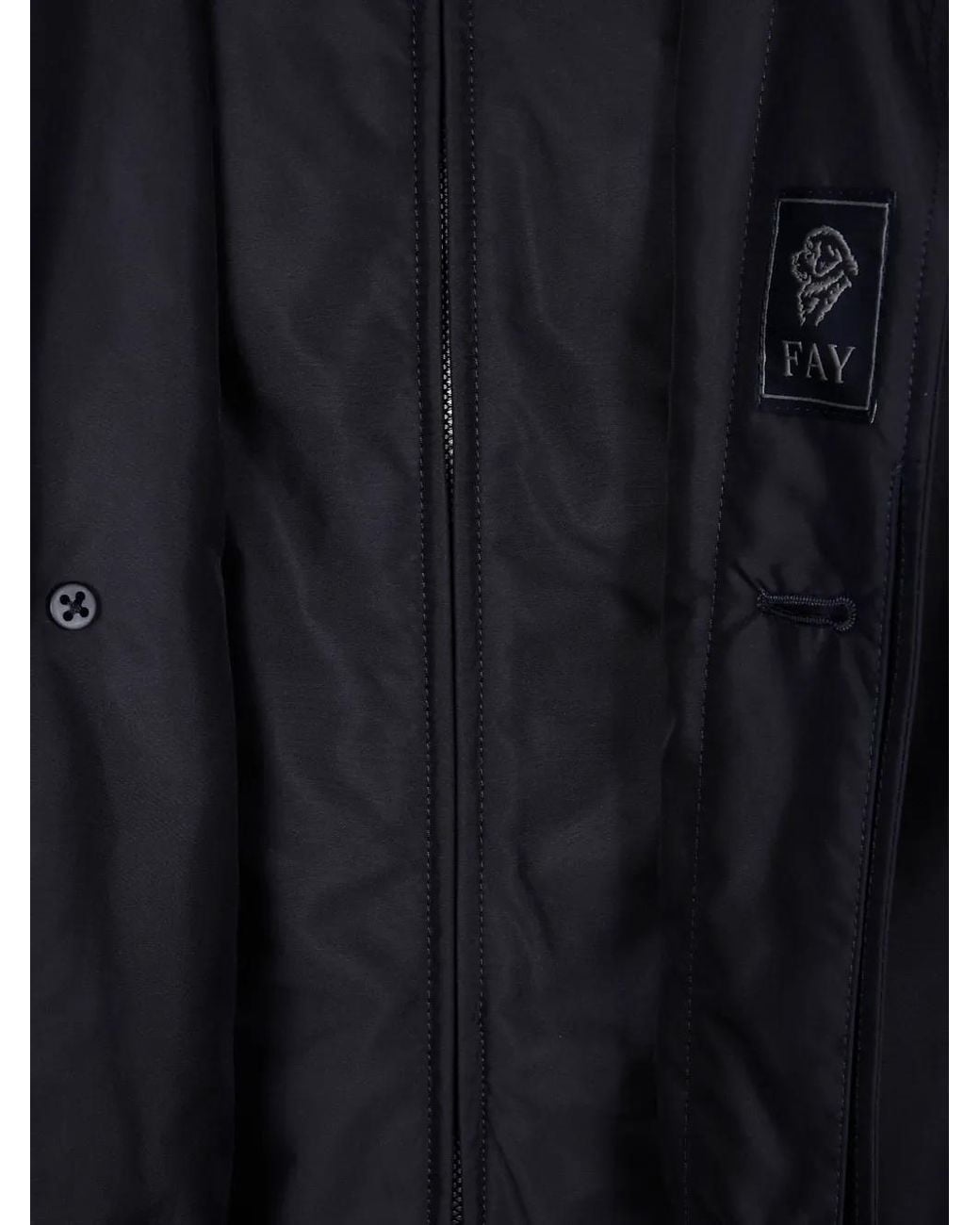 Fay Blue Poplin Jacket for men