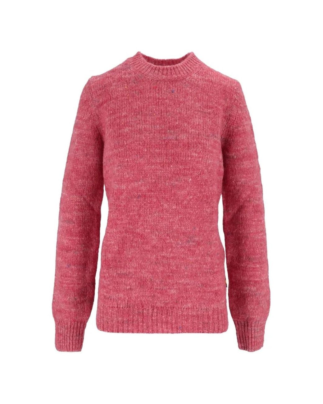 K-Way Pink Flecked-Knit Sweater