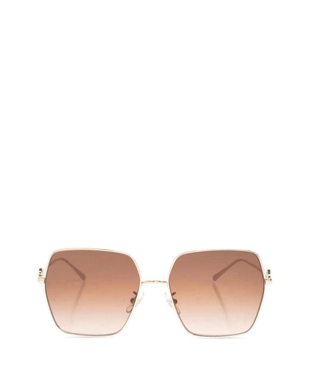 Tory Burch Pink Oversized-Frame Sunglasses