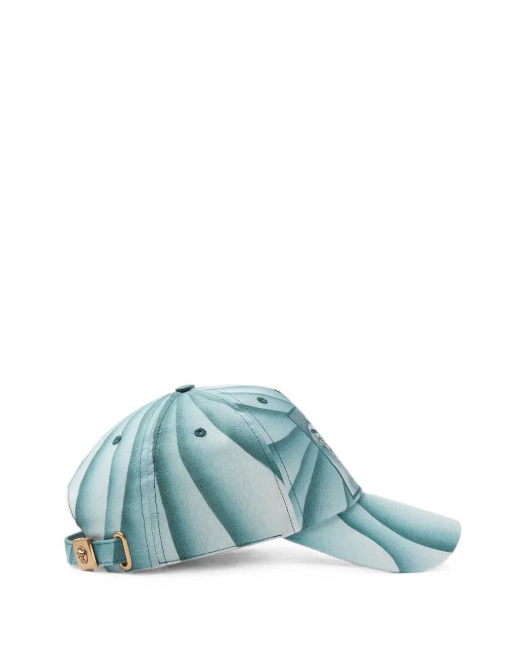 Versace Blue Medusa-Print Baseball Cap