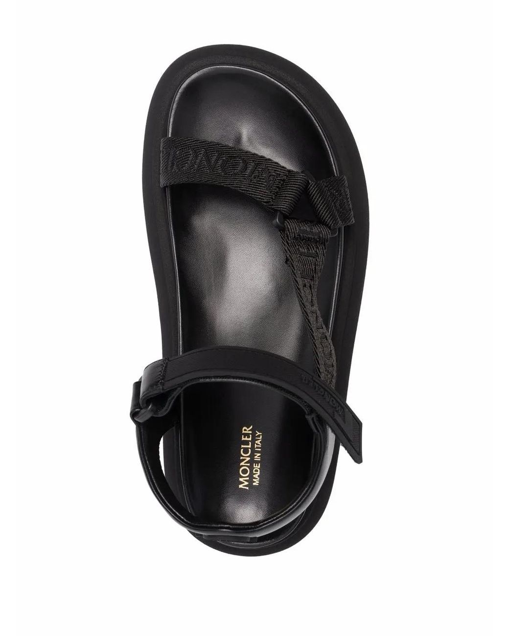 【送料&関税込】Moncler Multi-strap Flatform Sandal Moncler - Catura leather sandals black - The Corner