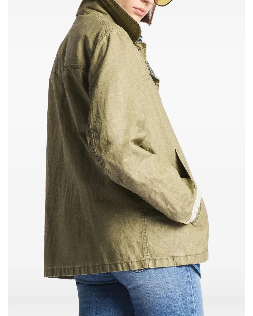 Fay Green 4 Ganci Archive Toggle-Fastening Jacket