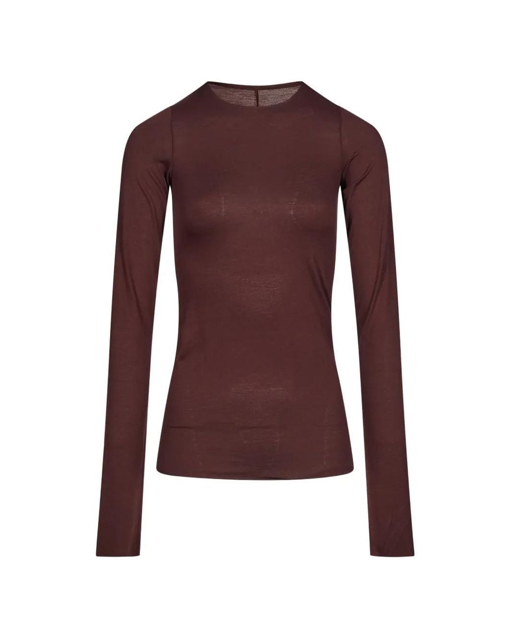 Rick Owens Purple Long-Sleeve T-Shirt