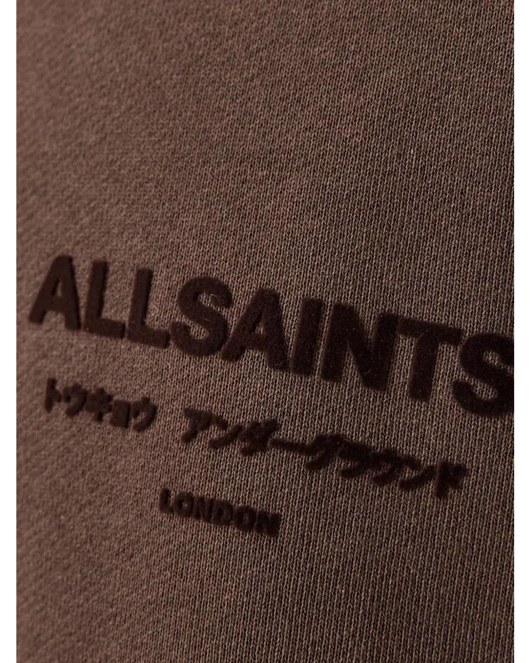 AllSaints Brown Xander Sweatshirt for men