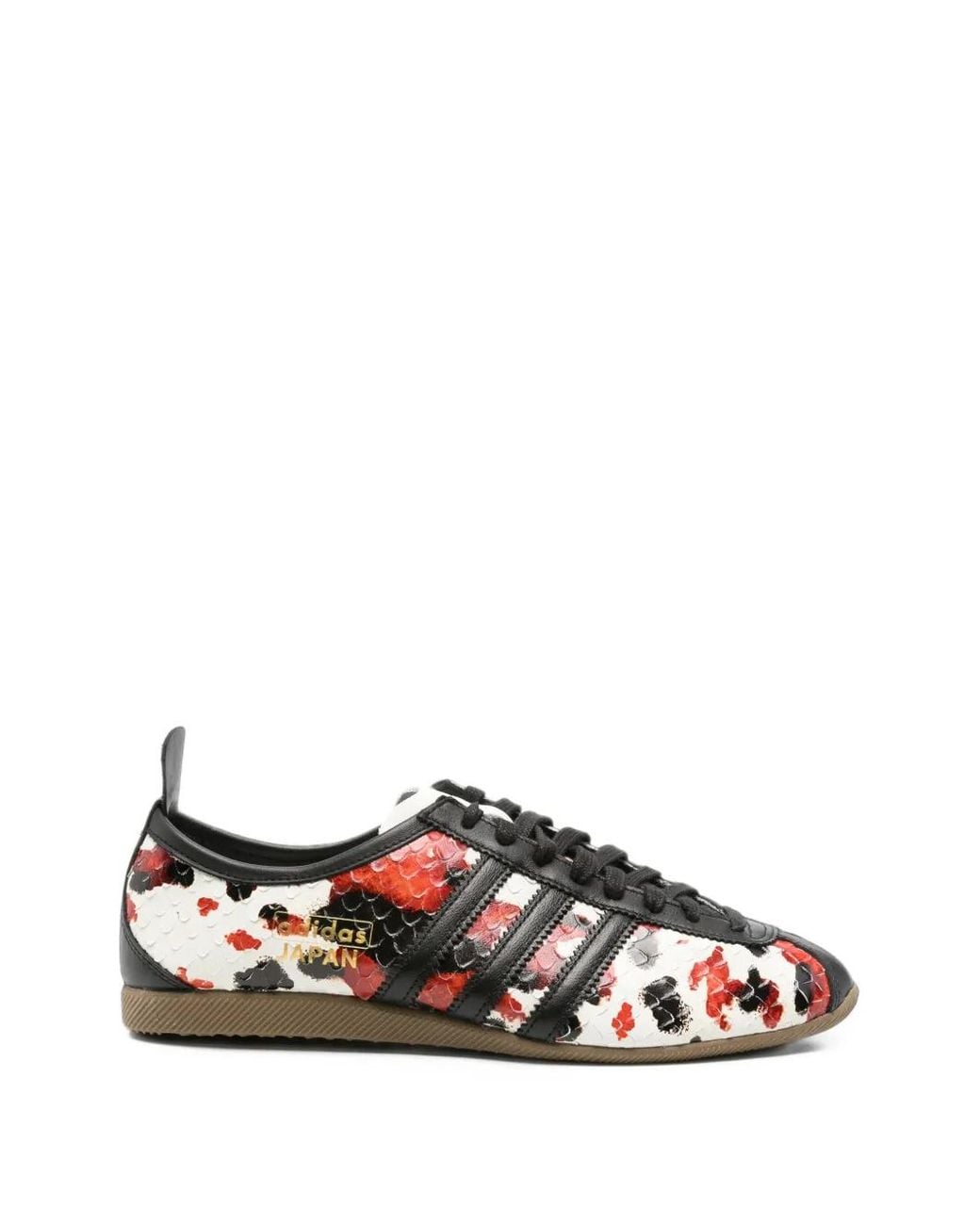 Adidas White Japan Faux-Python Sneakers