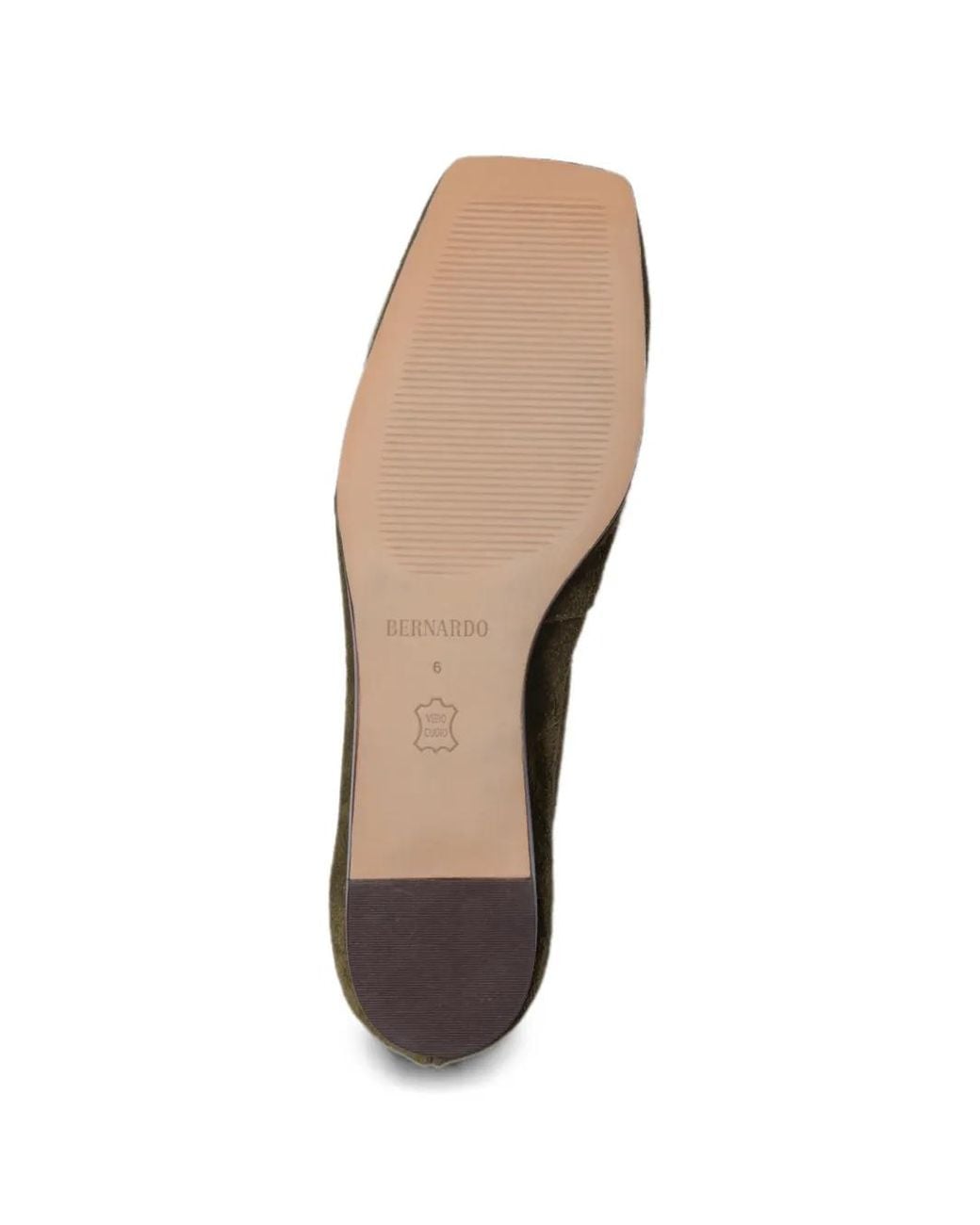 Bernardo Green Tate Square-Toe Derby Shoes