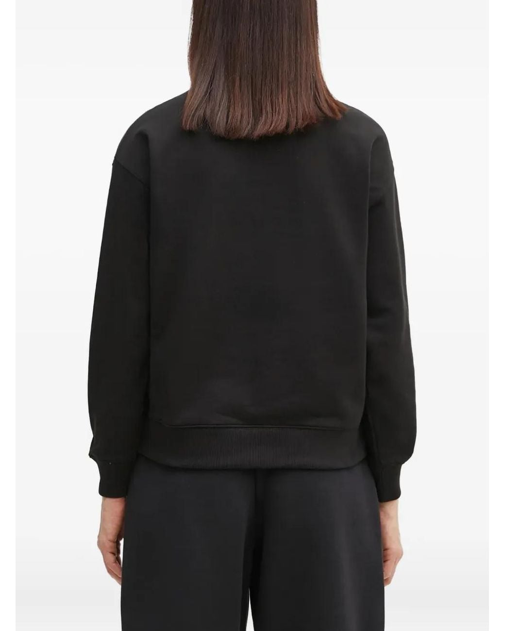 KENZO Black Flower-Pin Sweatshirt