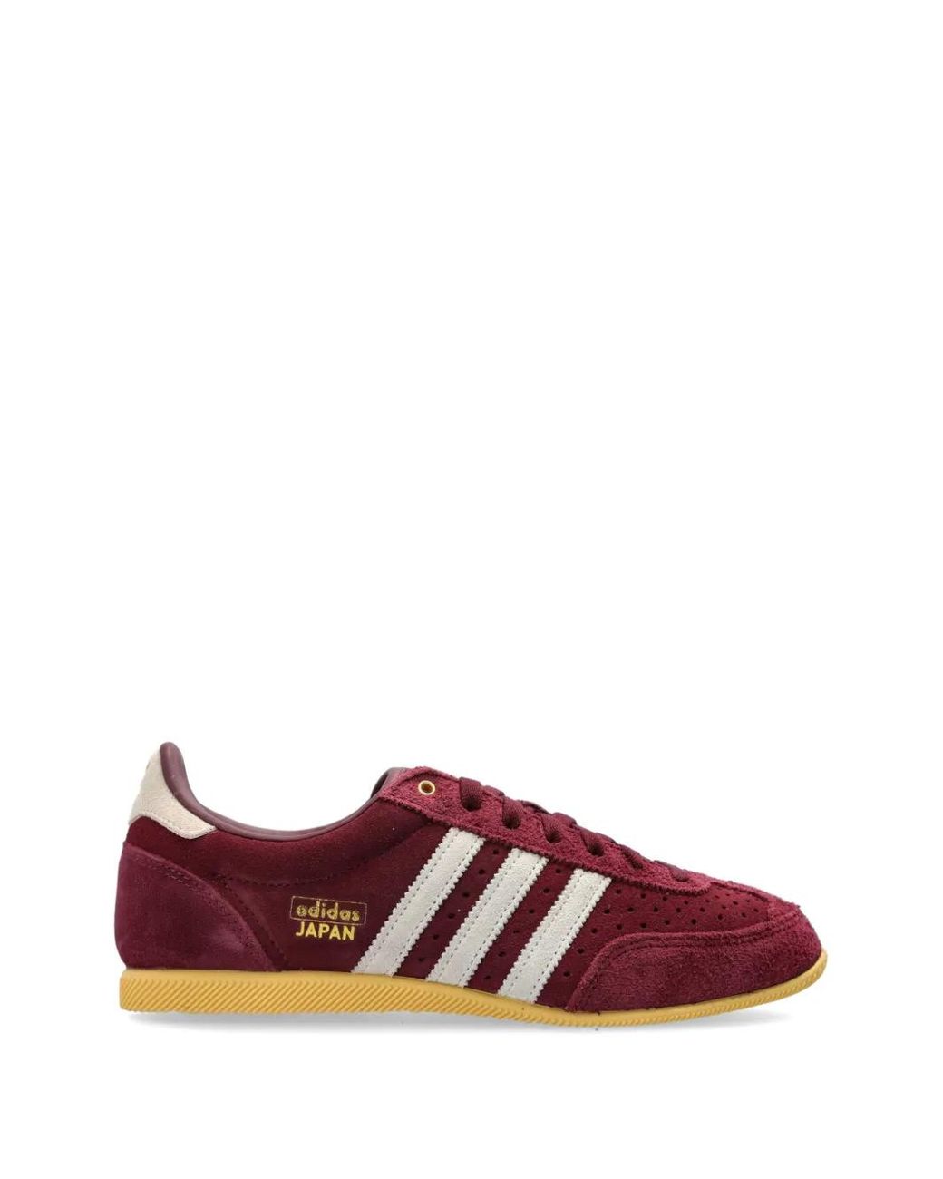 Adidas Red Baskets Japan En Cuir