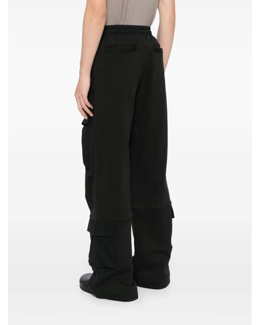 Entire studios Black Utility Fleece-Lined Track Pants