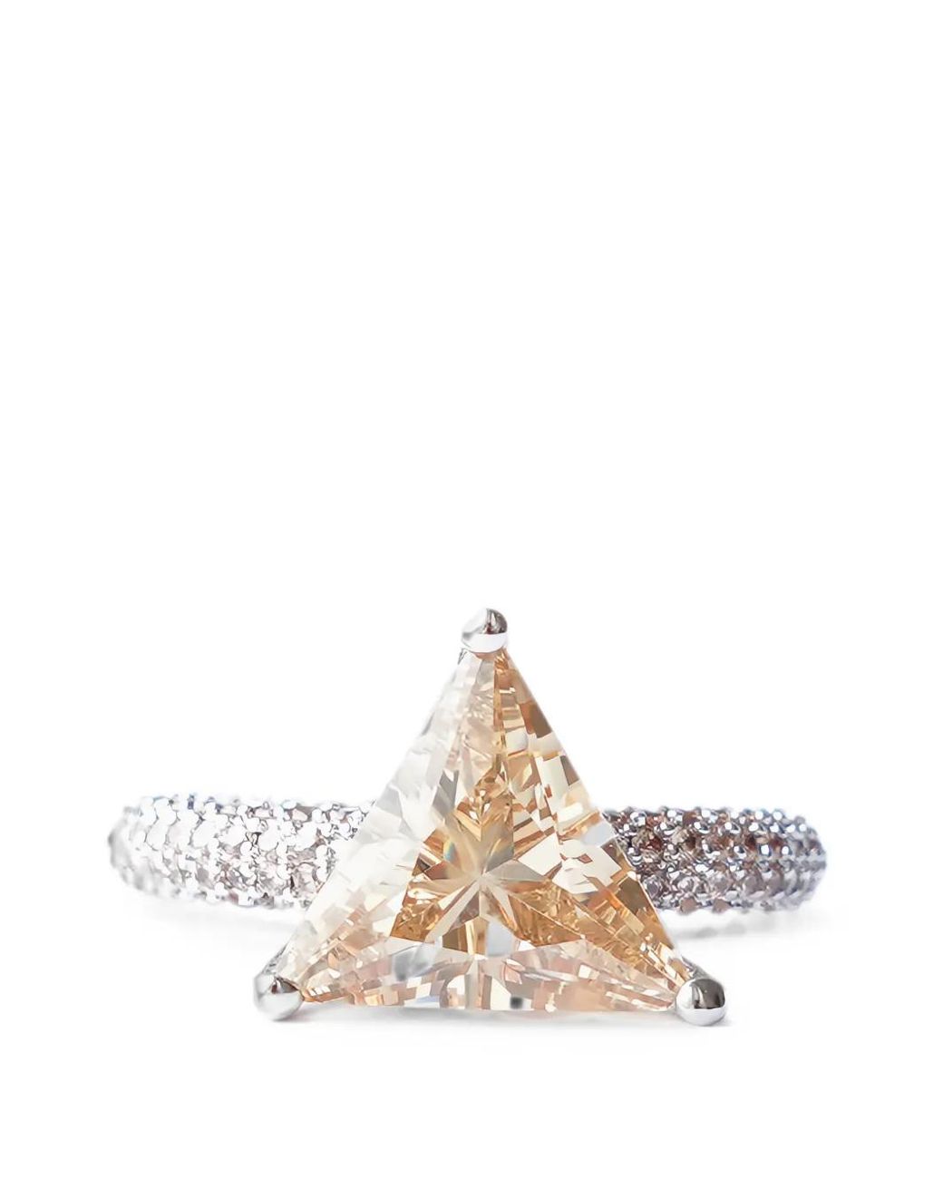 Izabel Display White Mega Triangel-Ring