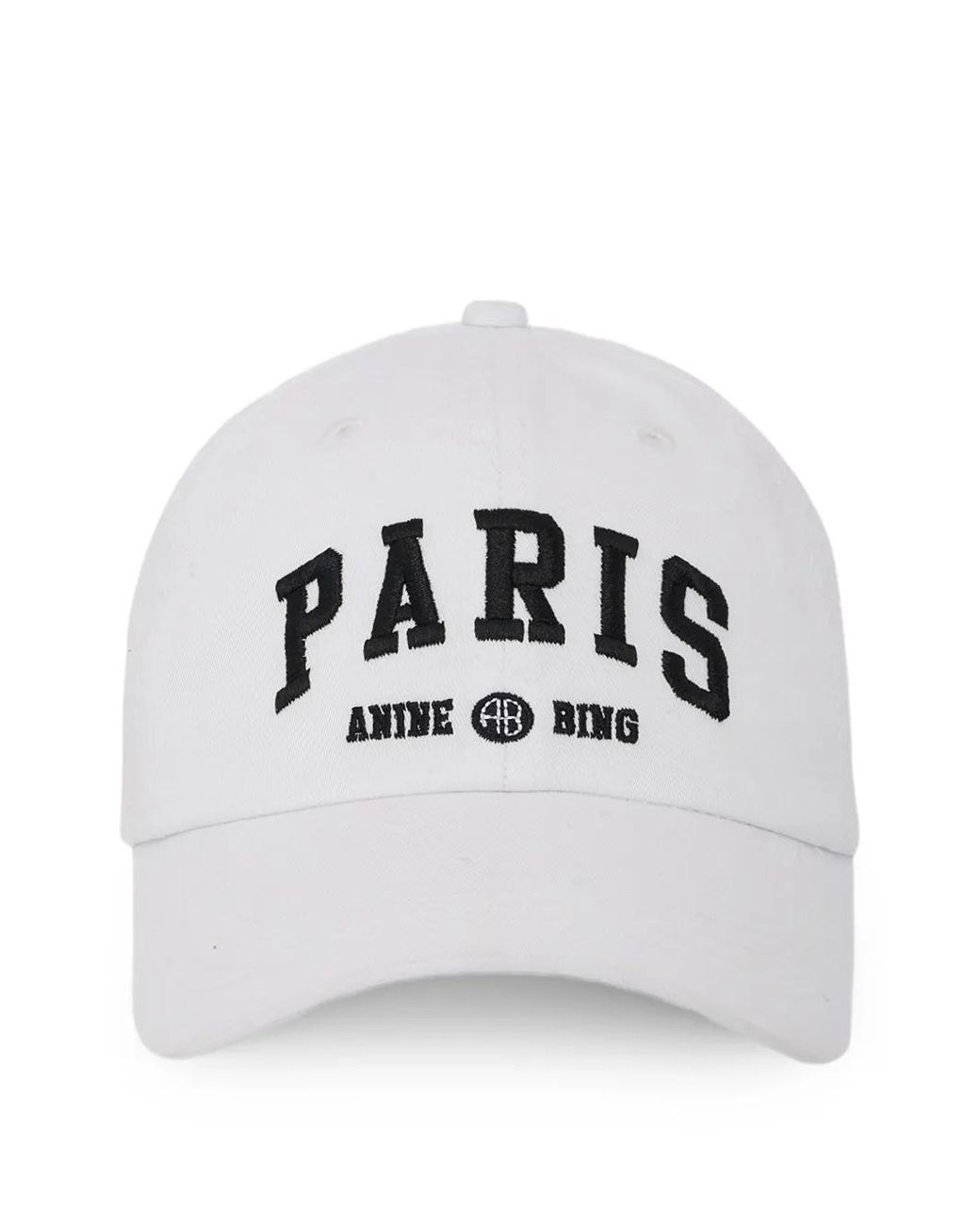 Anine Bing Gray Jeremy Logo-Embroidered Baseball Cap
