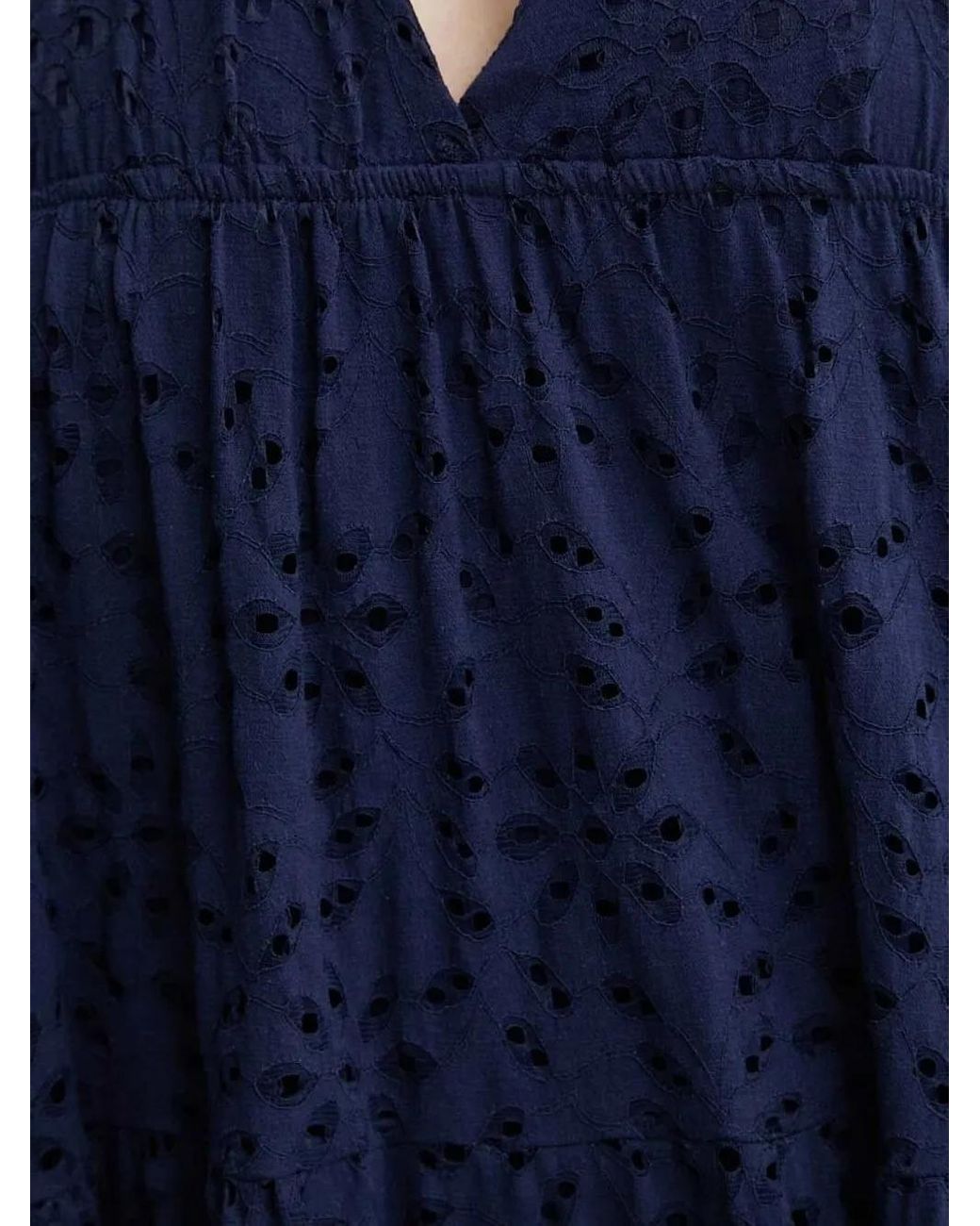 Desigual Blue Halterneck Side-Slit Maxi Dress