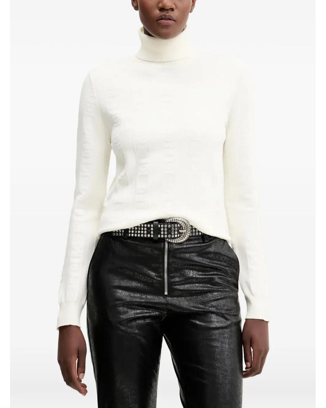 Iceberg White Turtleneck Sweater