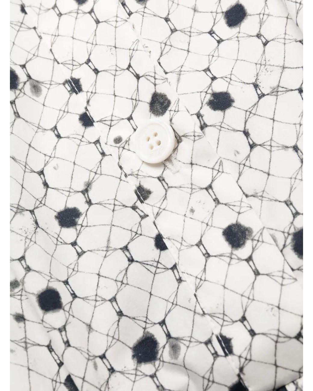 Philosophy Di Lorenzo Serafini White Graphic-Print Sleeveless Dress