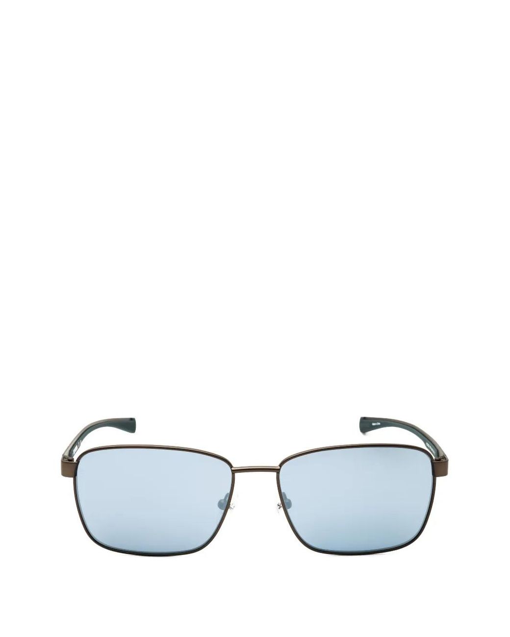 Harley Davidson Blue Rectangle-Frame Sunglasses for men