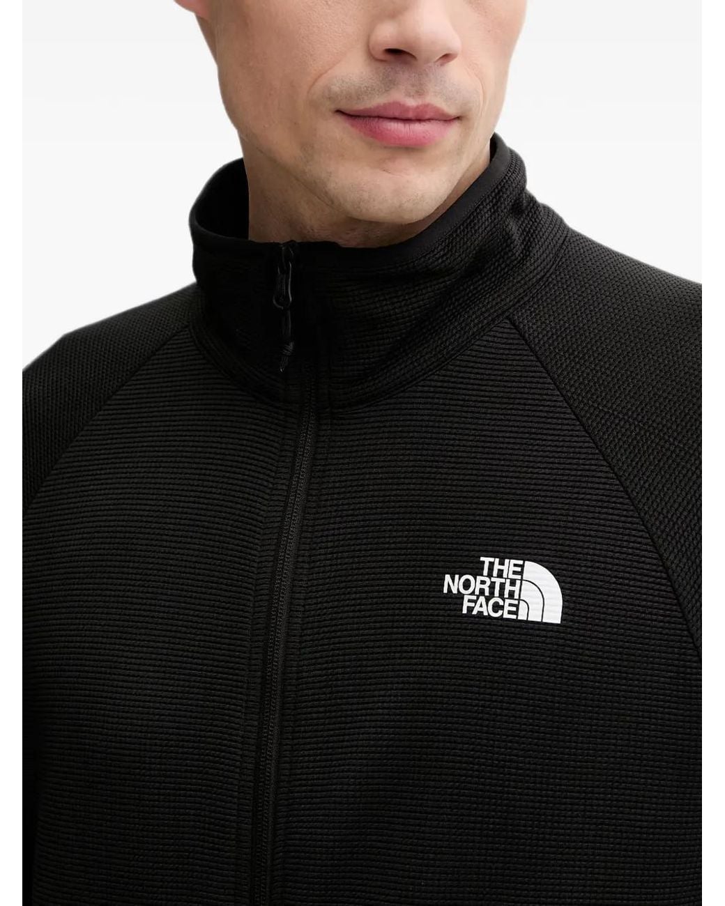 The North Face Black Kecha Packable Zip-Up Sweatshirt for men