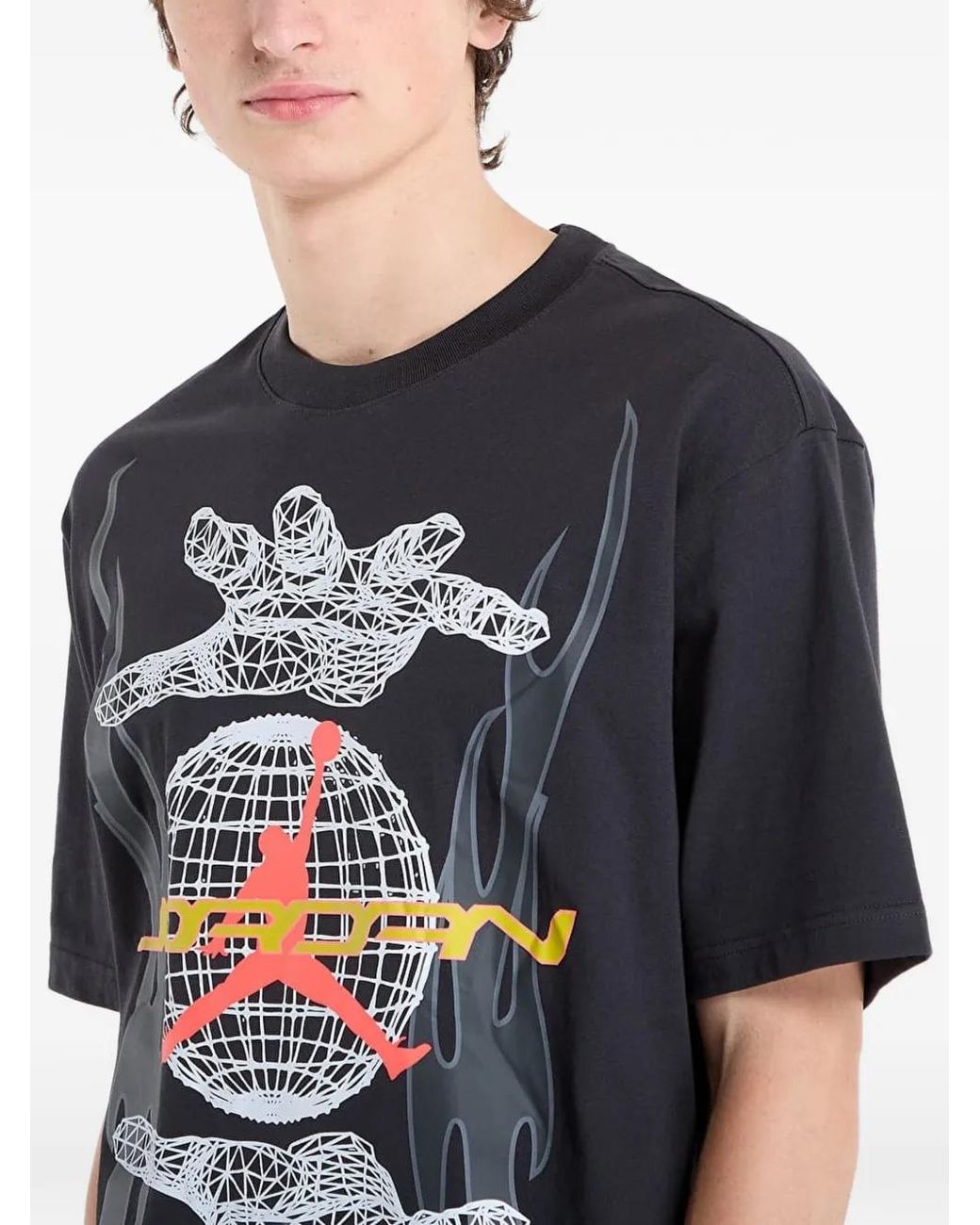 Nike Black Graphic T-Shirt for men