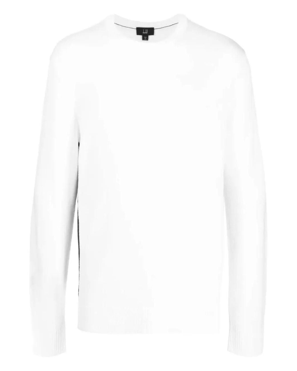 Dunhill White Cotton Sweater for men