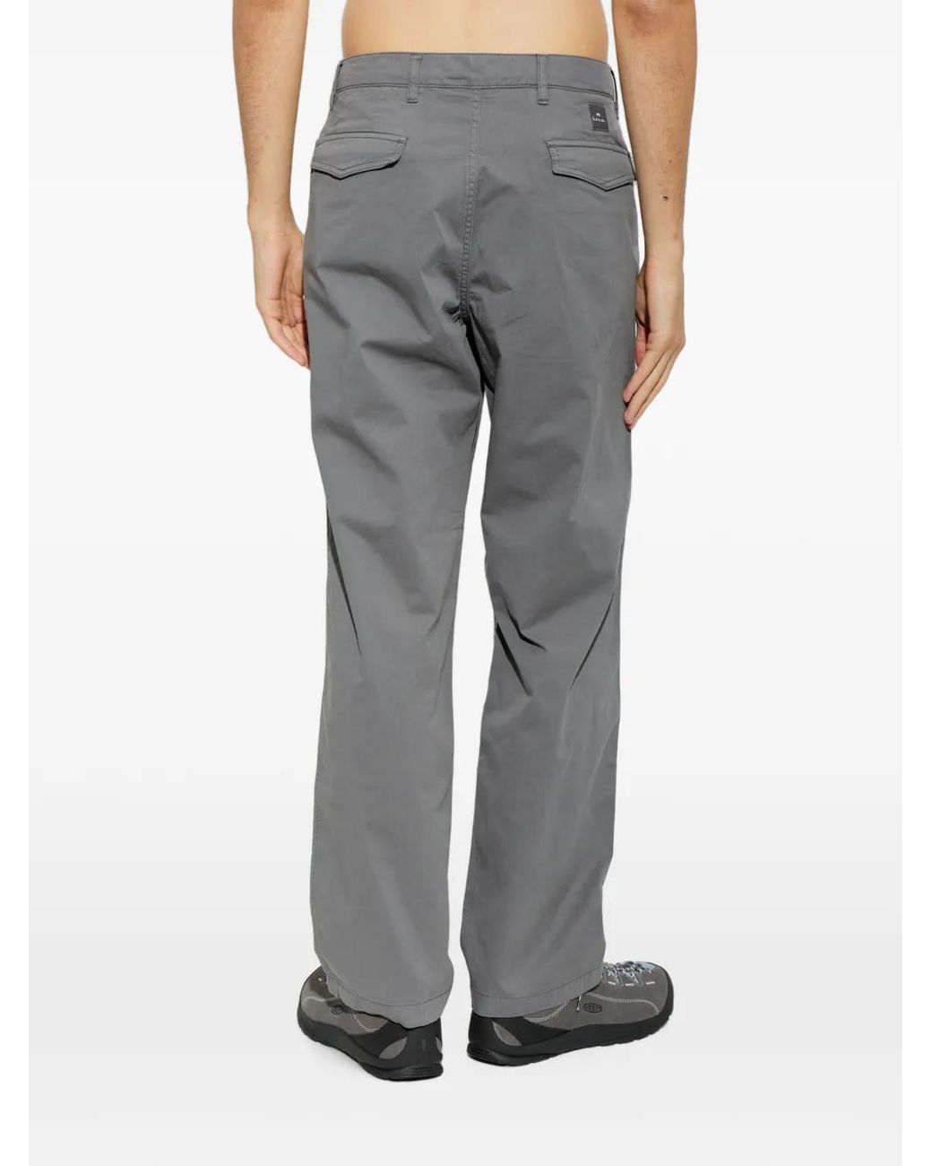 Paul Smith Gray Straight-Leg Trousers for men