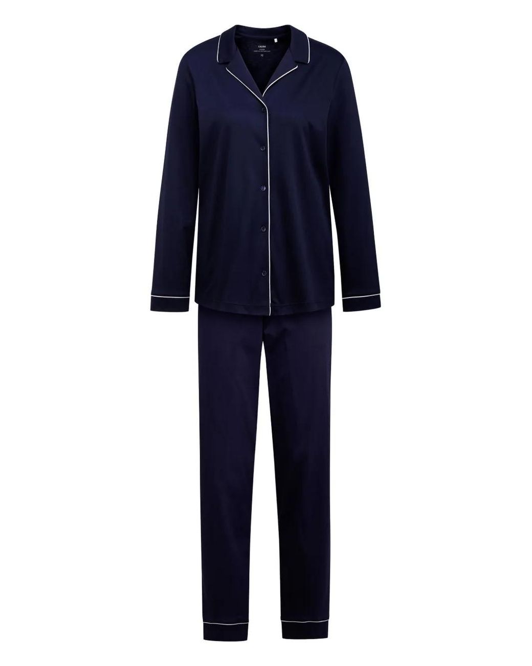 Calida Blue Button-Up Pyjamas
