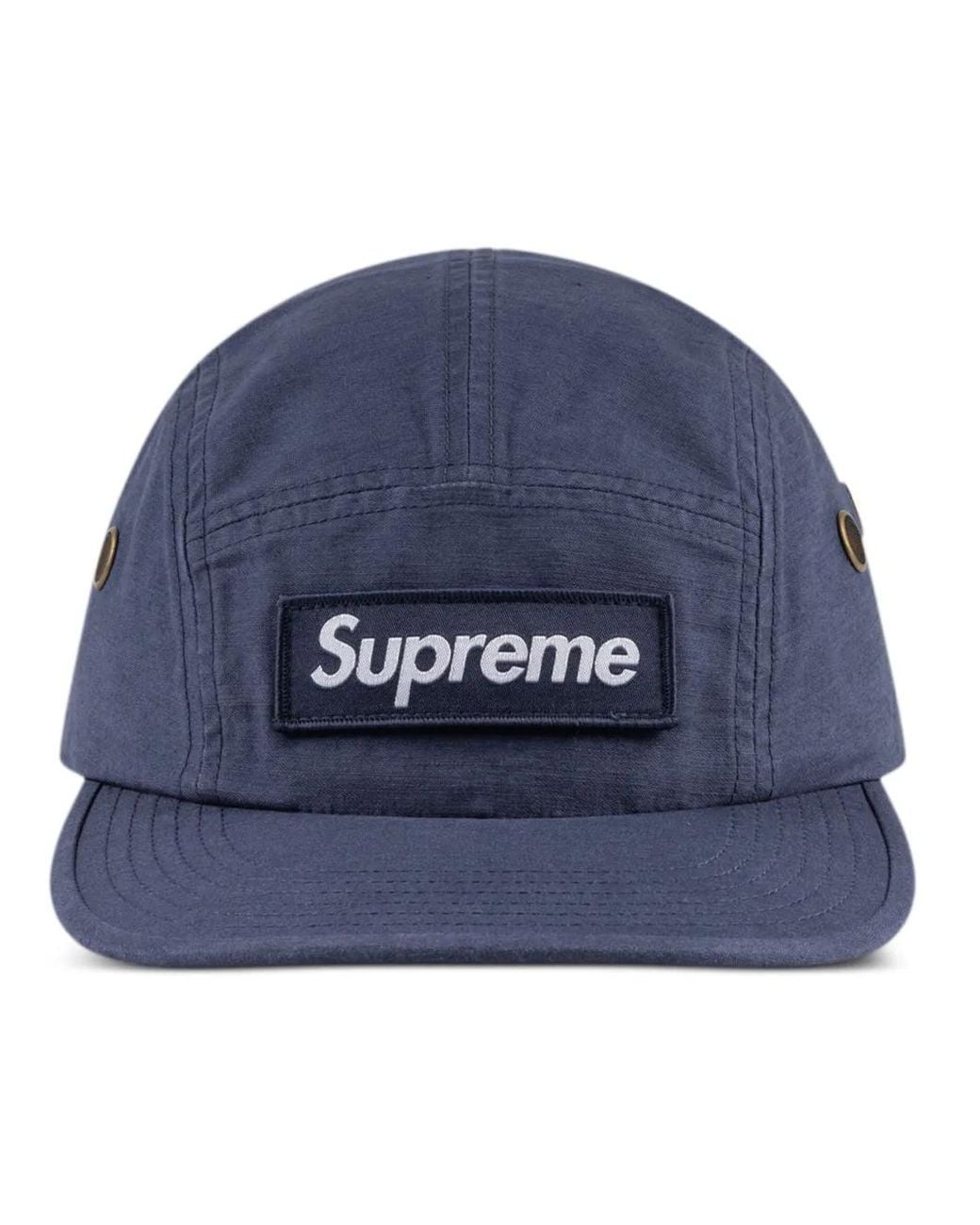 Supreme Blue Military Camp Cap