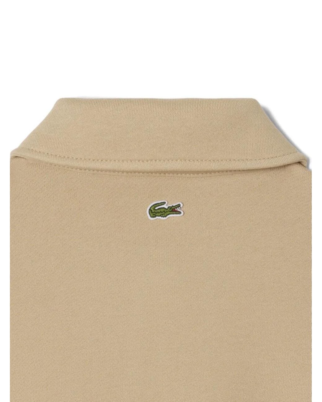 Lacoste Natural Logo-Patch Polo Top