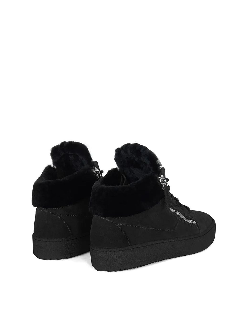 Giuseppe Zanotti Black Kriss Winter Sneakers