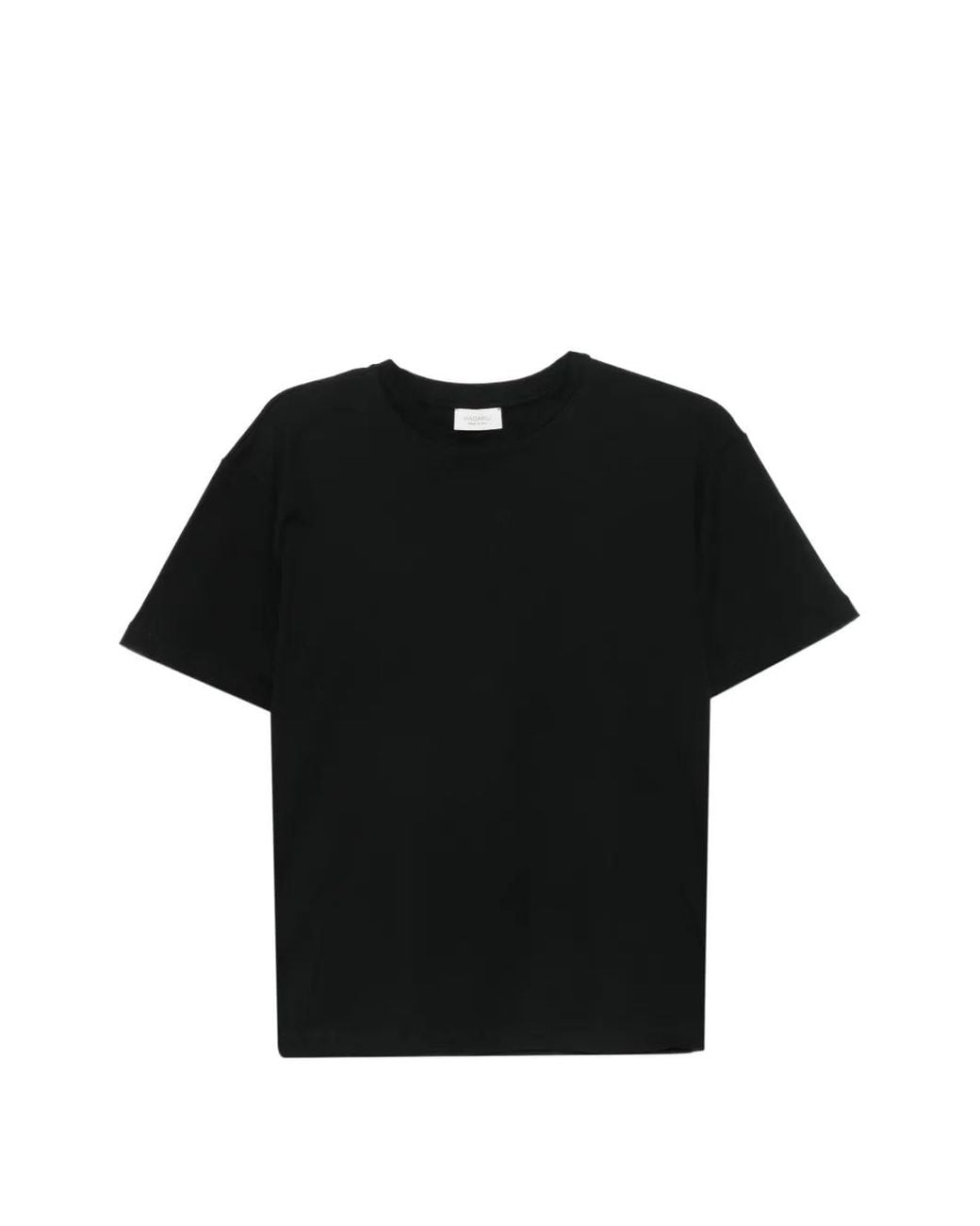 Mazzarelli Black Crew-Neck T-Shirt