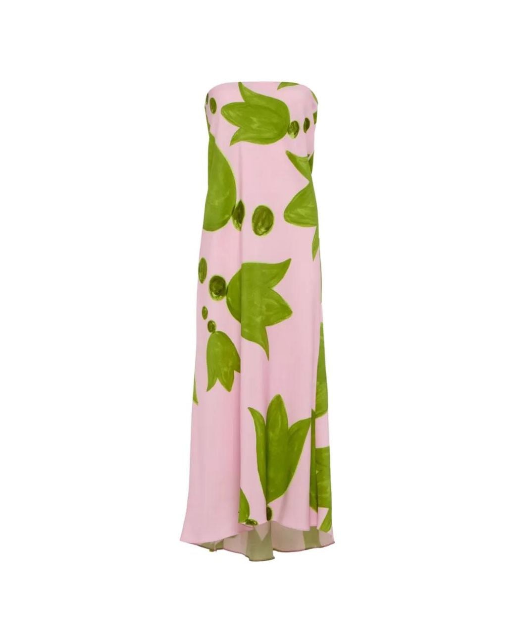 Themis Z White Eudora Floral-Print Maxi Skirt
