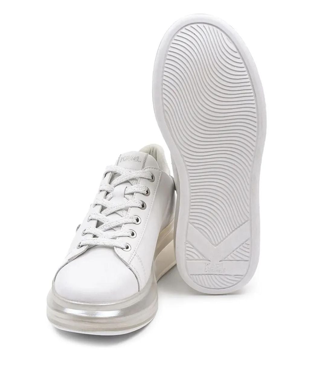 Karl Lagerfeld White Kapri Trainers