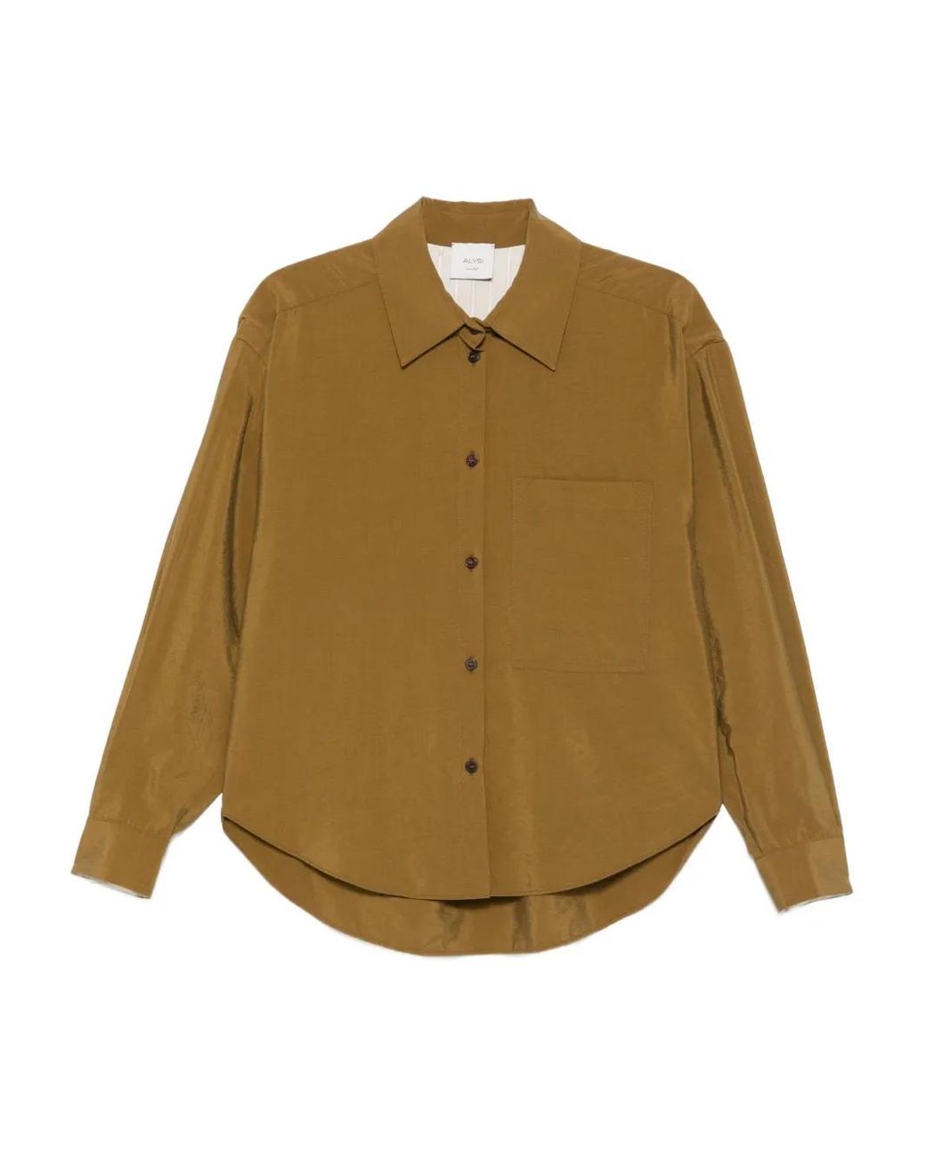 Alysi Button-Up Blouse in het Natural