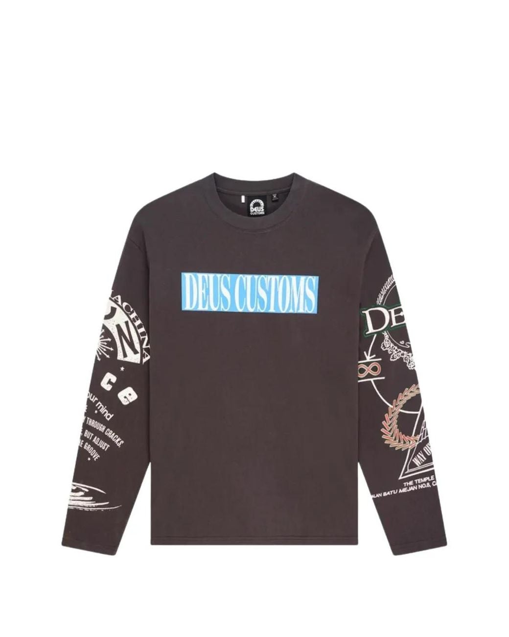 Deus Ex Machina Gray Sundance Graphic-Print T-Shirt for men