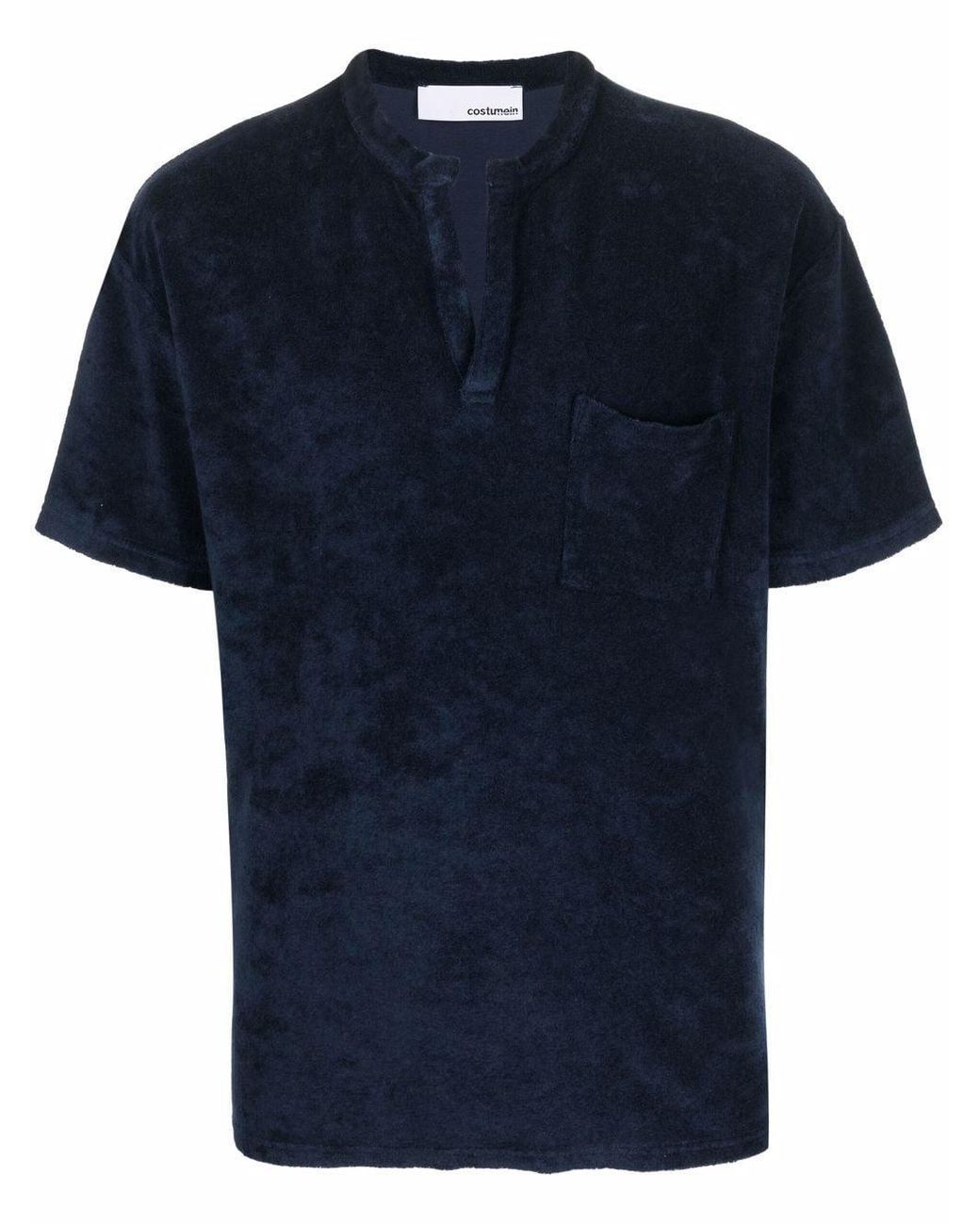 Costumein Cotton Terry-cloth T-shirt in Blue for Men | Lyst