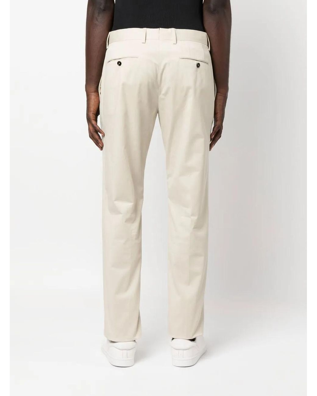Zegna Natural Straight-Leg Chino Trousers for men