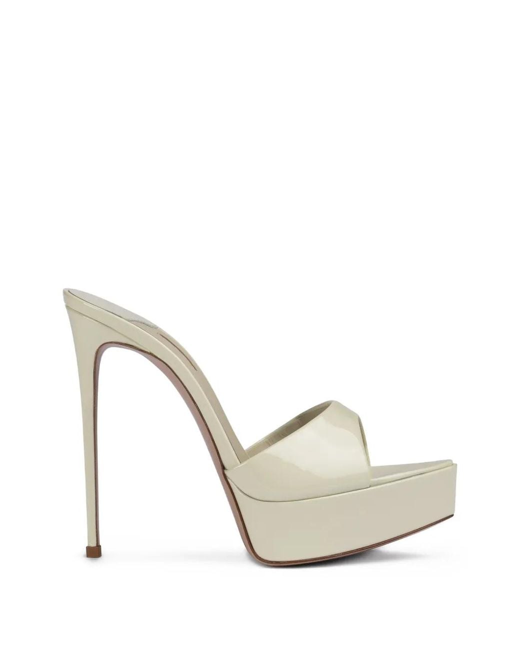 Le Silla White Uma Stiletto-Heel Sandals