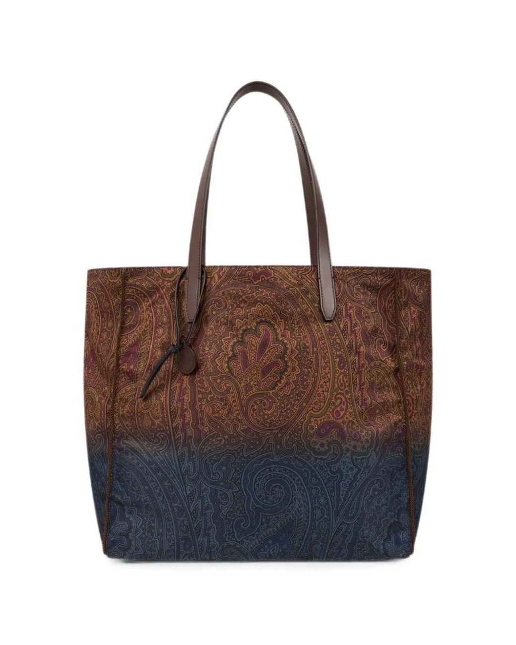 Etro Brown Shopping Printed
