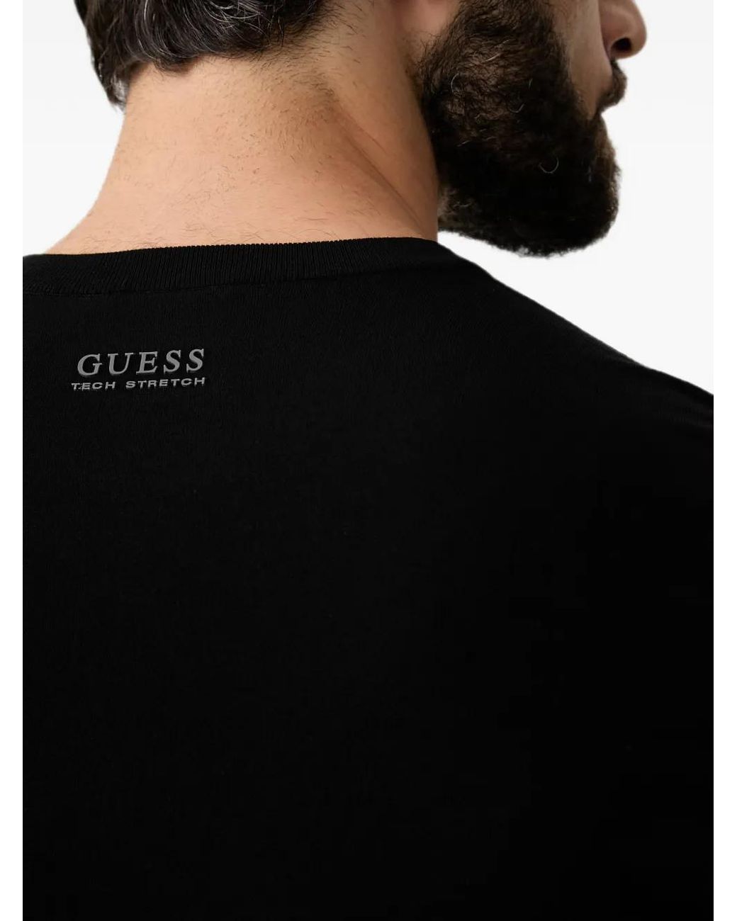 Pull À Col Rond Guess pour homme en coloris Black