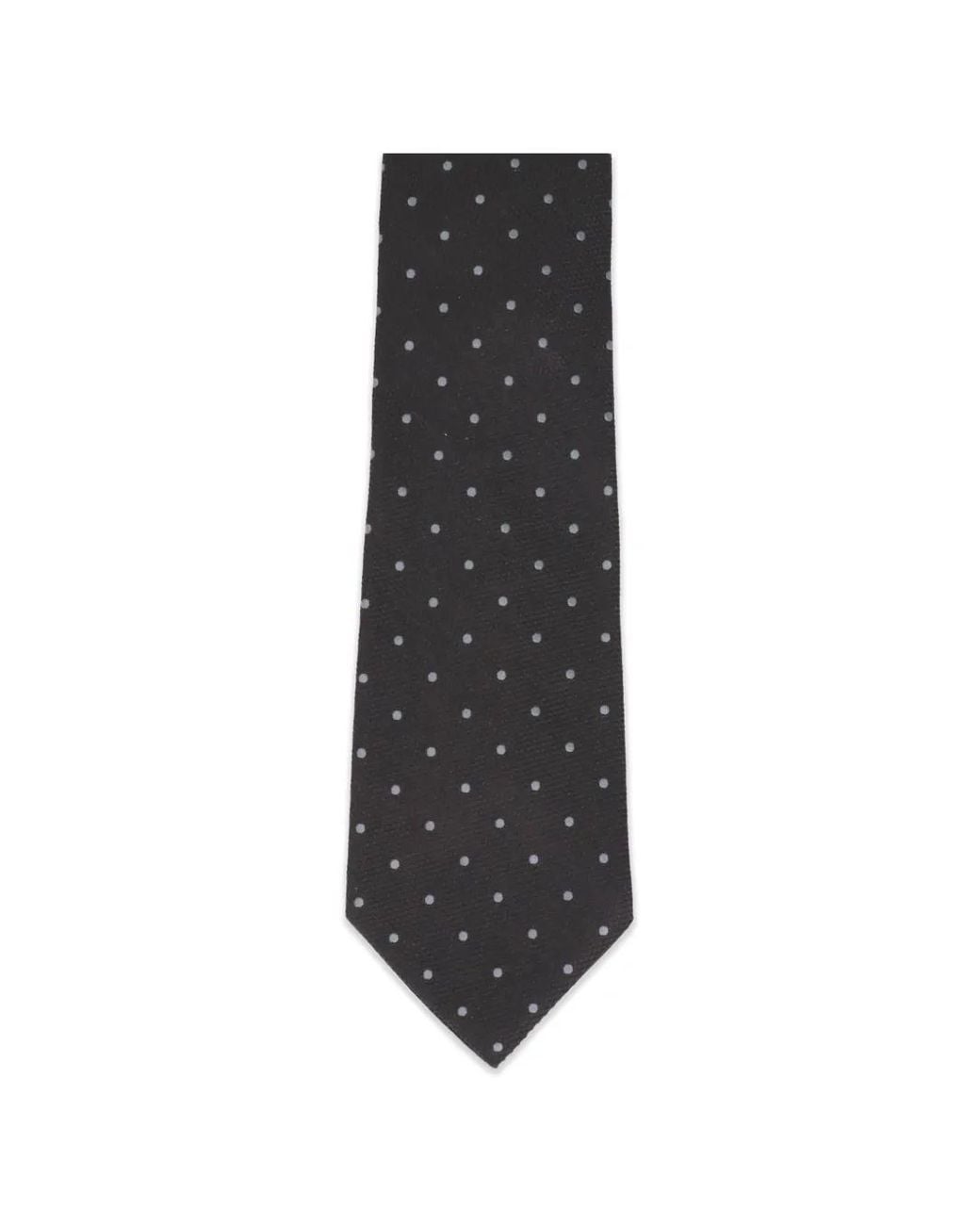 Tom Ford Gray Polka-Dot Tie for men