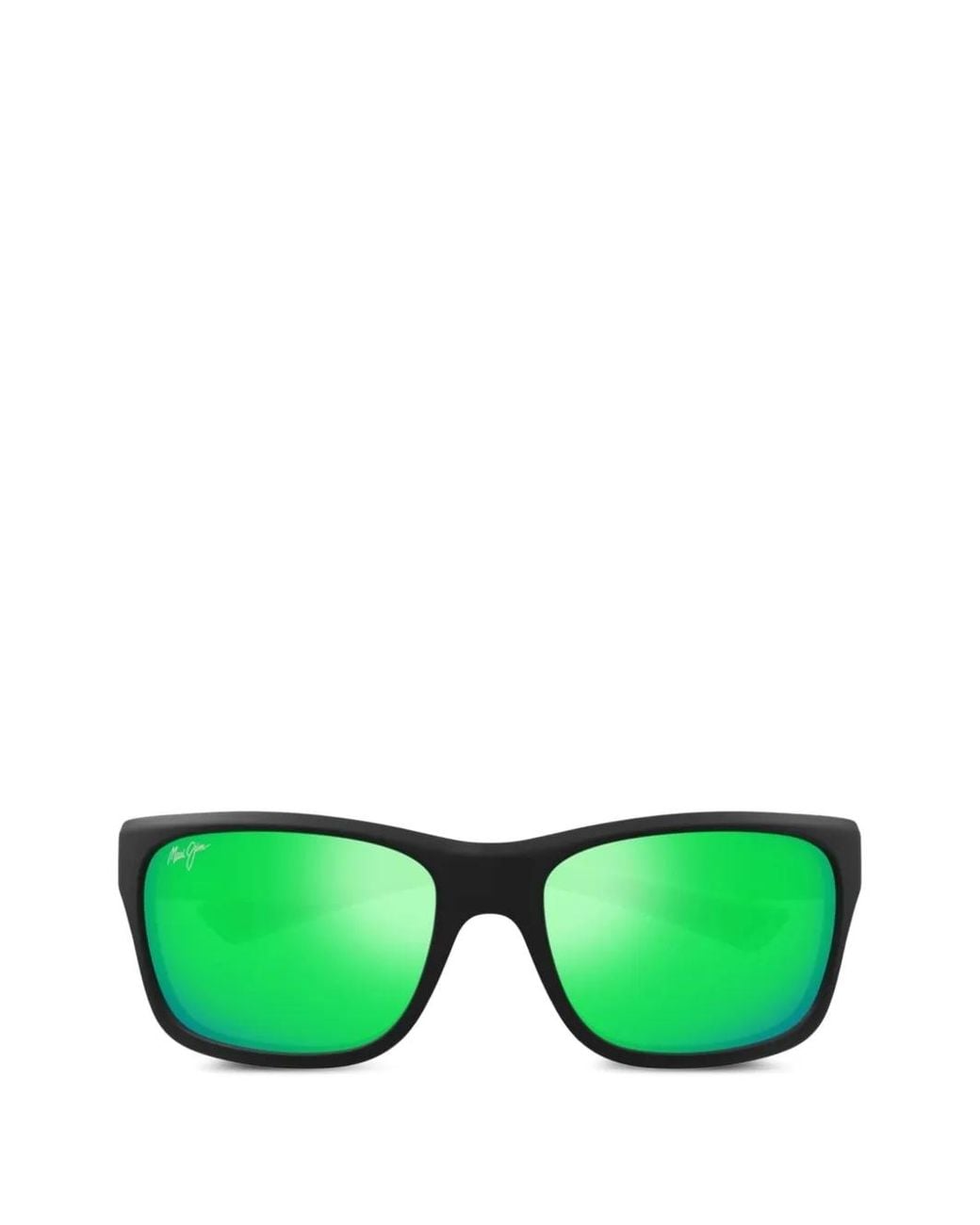 Maui Jim Green Ano Nui Rectangle-Frame Sunglasses