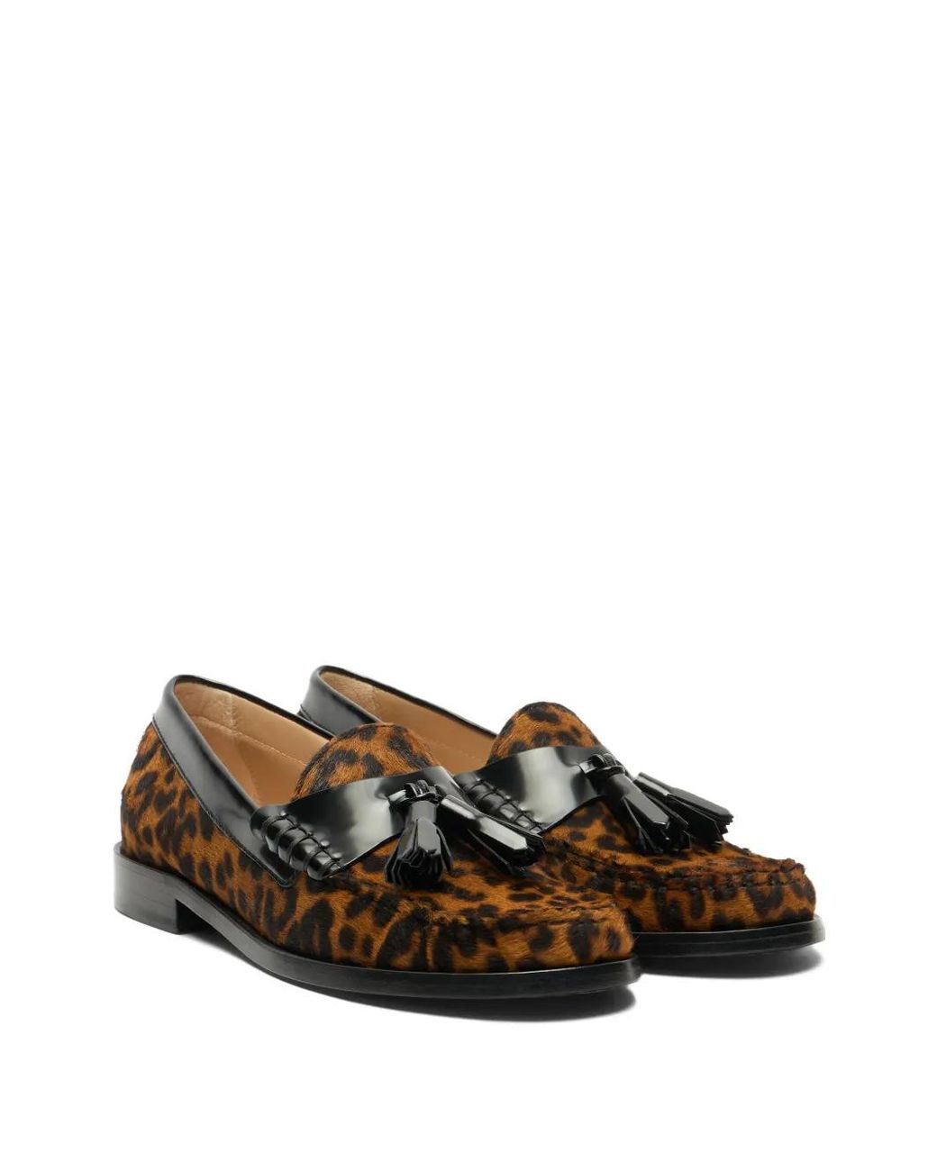 Stuart Weitzman Brown Lottie Loafers