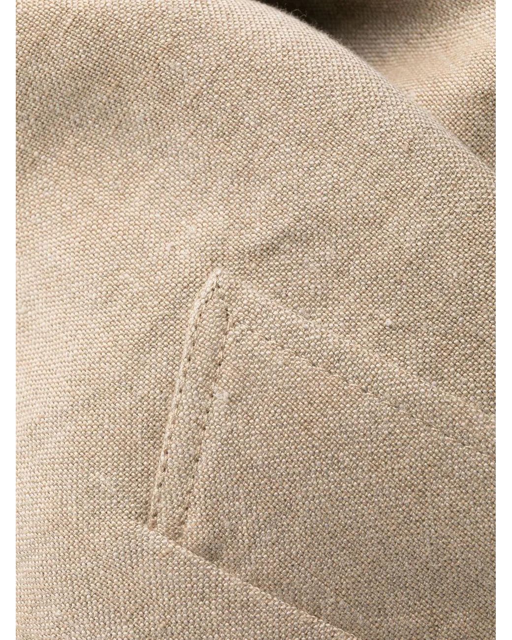 Maison Margiela Natural Reversible Linen Coat
