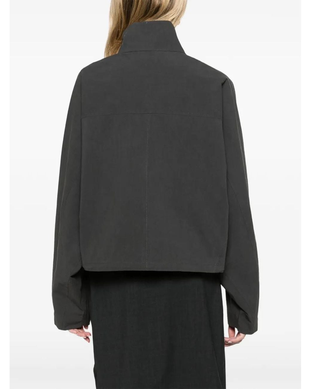 St. Agni Black Technical Cotton Carpenter Jacket