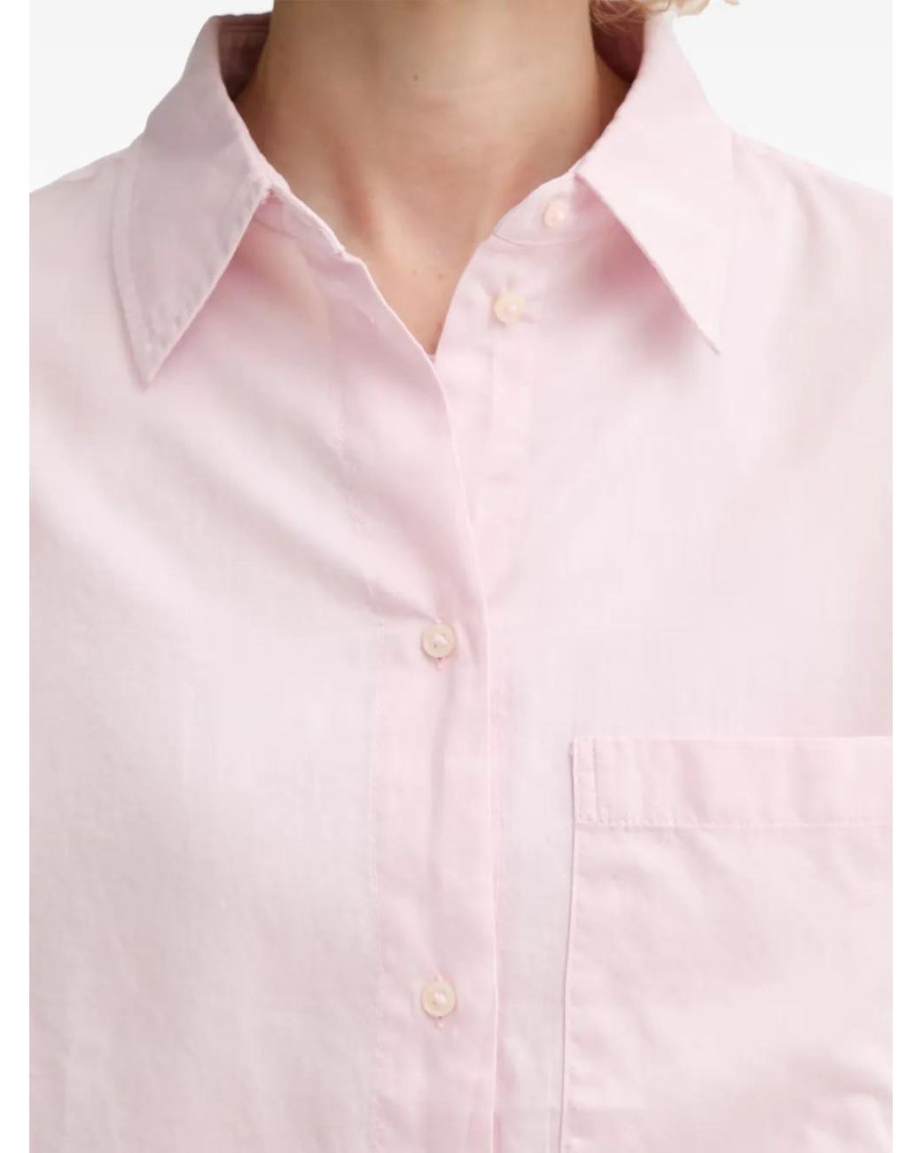 Marc O' Polo White Chest-Pocket Shirt