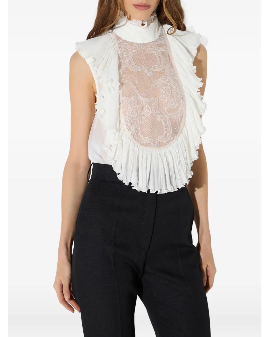 Elisabetta Franchi White Bodysuit