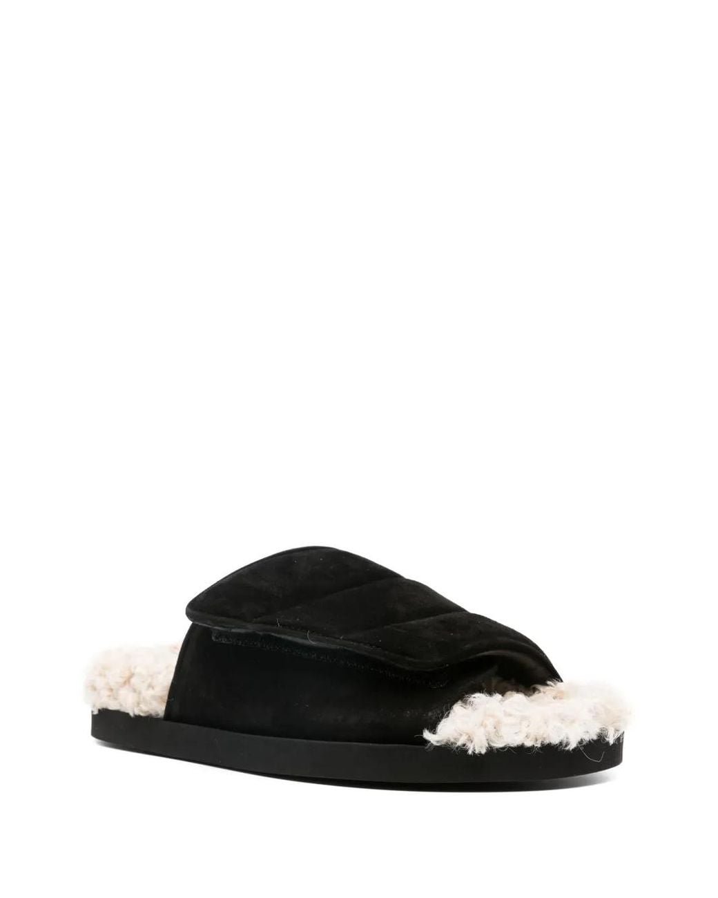Gia Borghini Black Gia 3 Touch-Strap Sandals