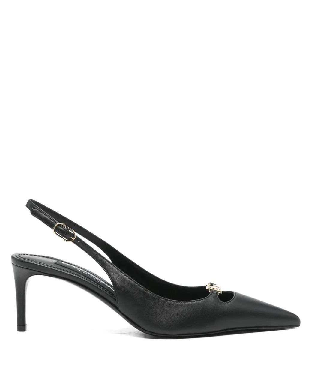 Dolce & Gabbana Black Slingback "Lollo"