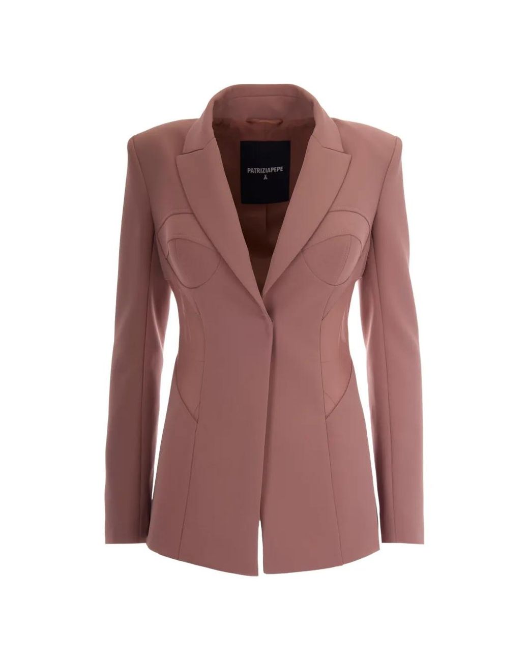 Patrizia Pepe Purple Tailored Blazer
