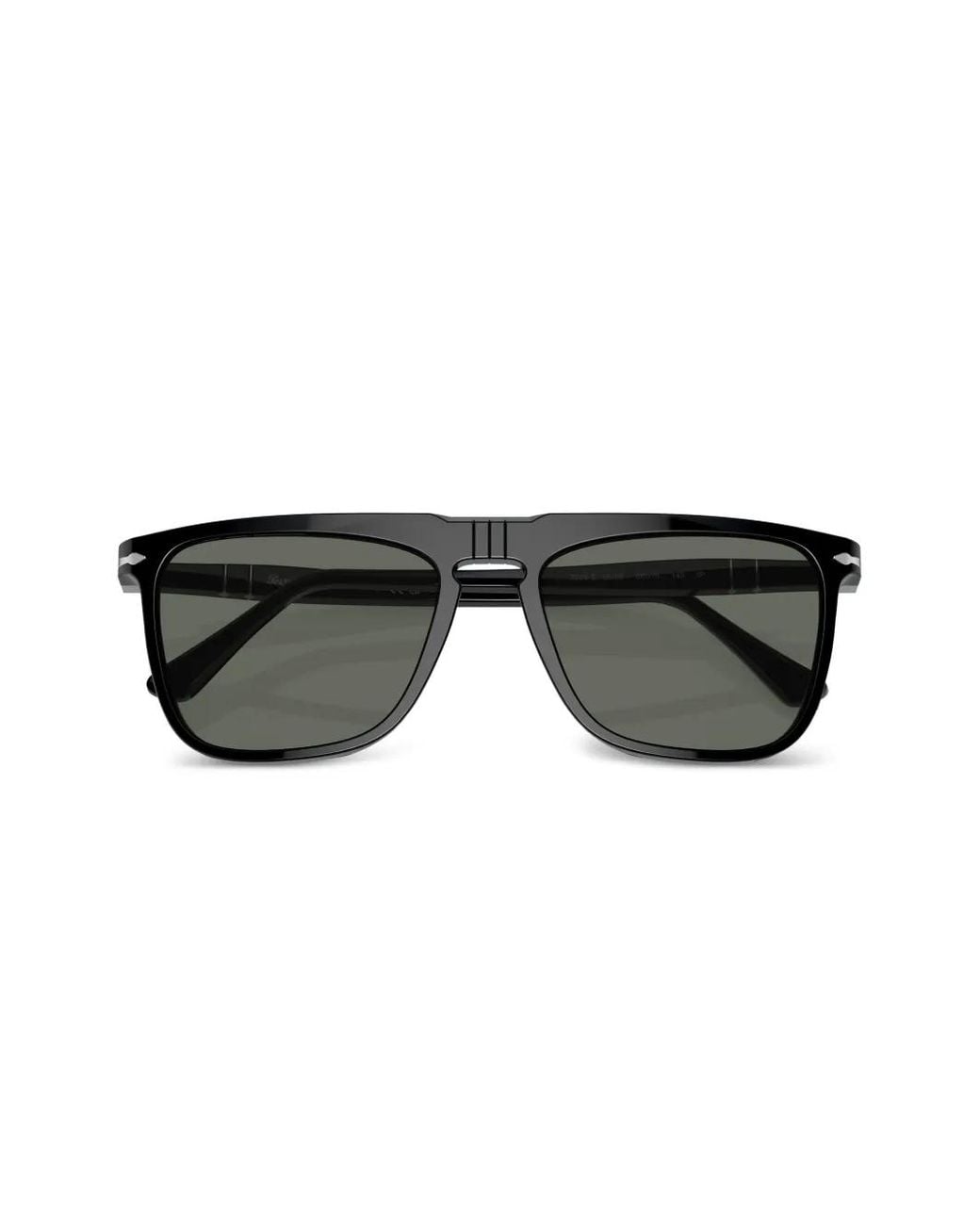 Persol Black Sonnenbrille Mit Eckigem Gestell